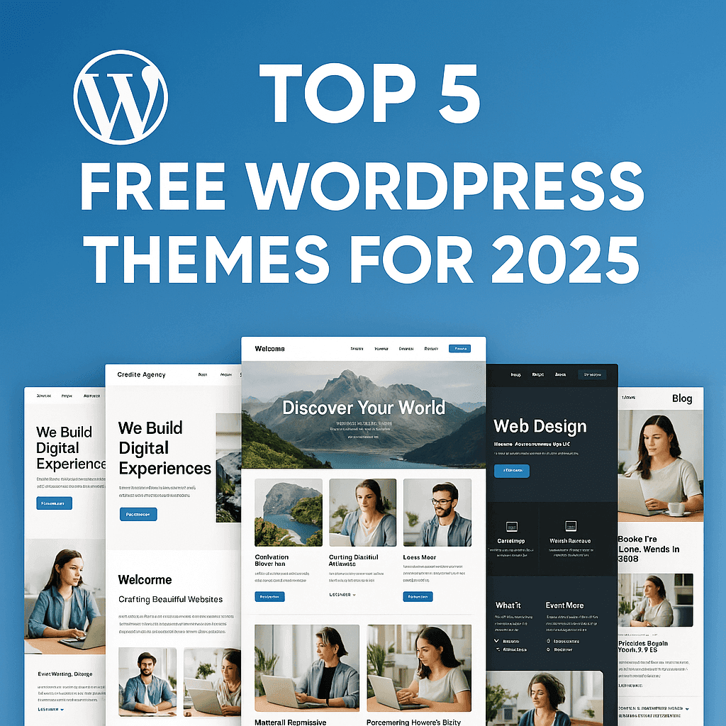Top 5 Free WordPress Themes for 2025